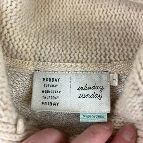 Anthropologie Saturday Sunday Fisherman Style Cardigan - Picture 6 of 14